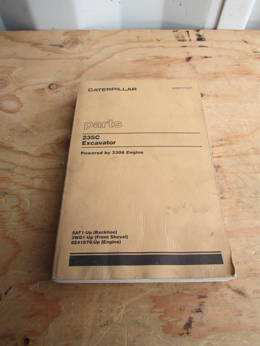 Caterpillar 235C Parts Book