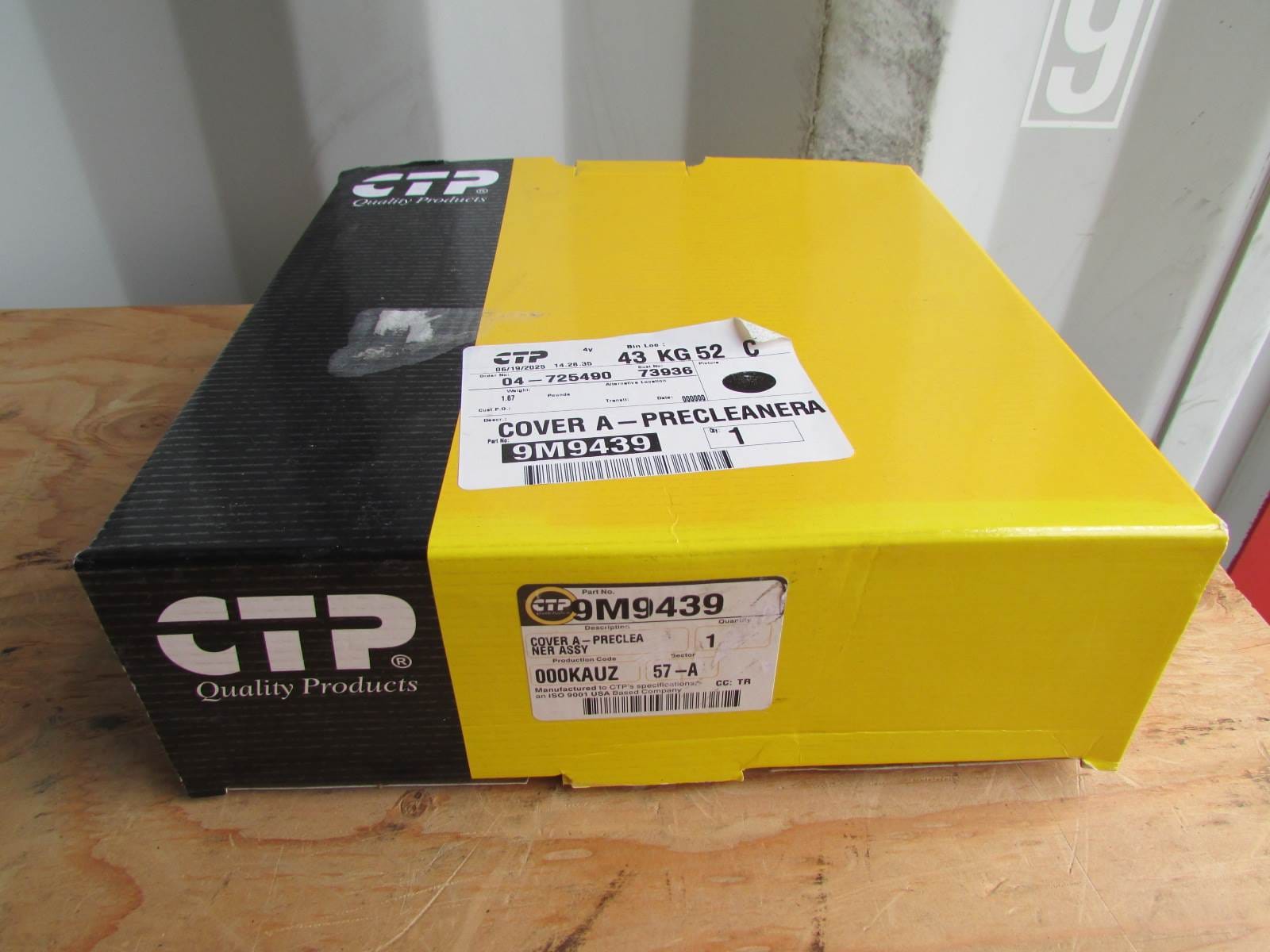 CTP 9M9439 Cover A