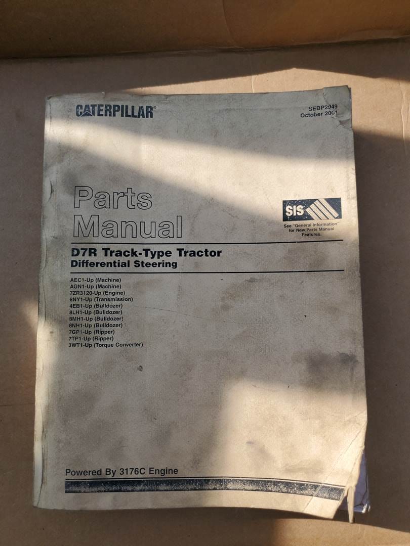Caterpillar D7R Parts Book
