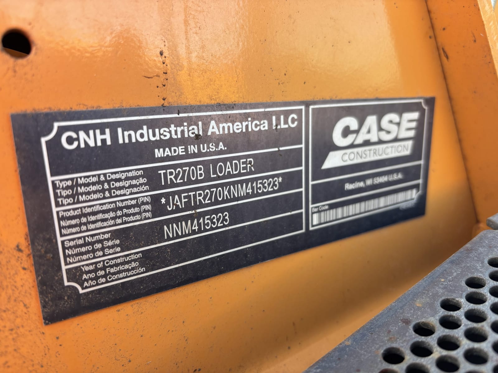 CASE TR270B