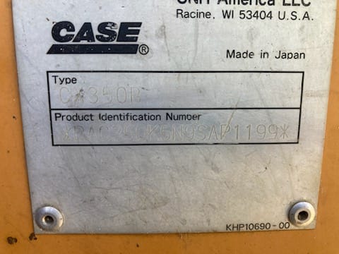 2009 CASE CX350B