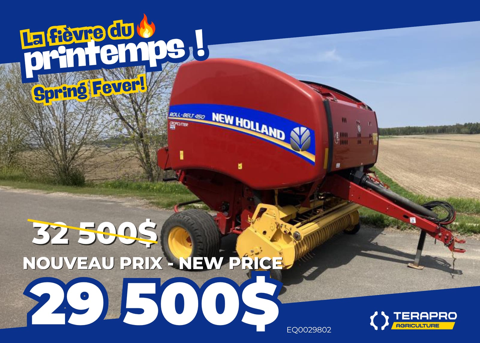 NEW HOLLAND ROLL BELT 450
