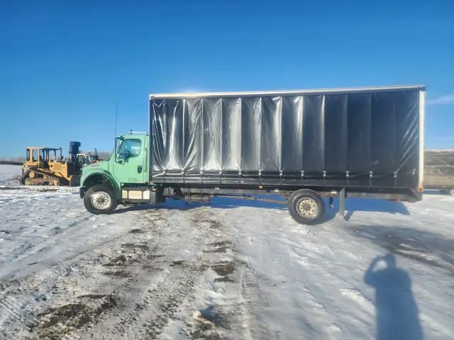 2012 FREIGHTLINER S/A M2106 CURTAIN SIDE **** NEW CURTAINS *****