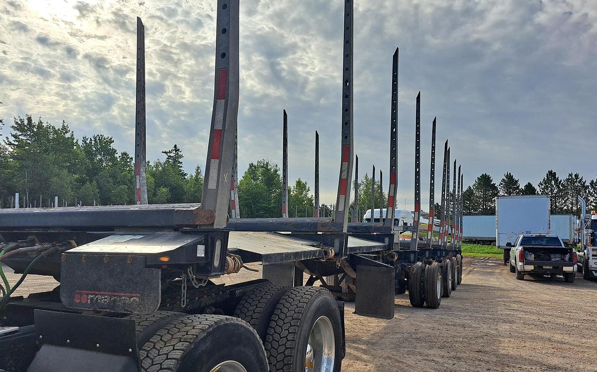 2024 Manac 23451A541 Quad Axle Log Trailer