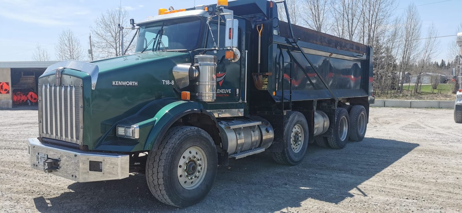 2018 Kenworth Tri Axle Dump Truck SPIF