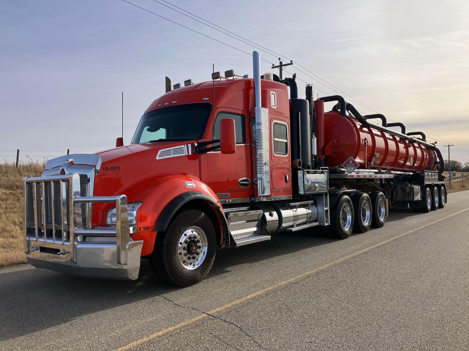 ** SOLD ** 2015 Kenworth T880 8x6 Tri Drive Sleeper Vacuum Tanker Truck