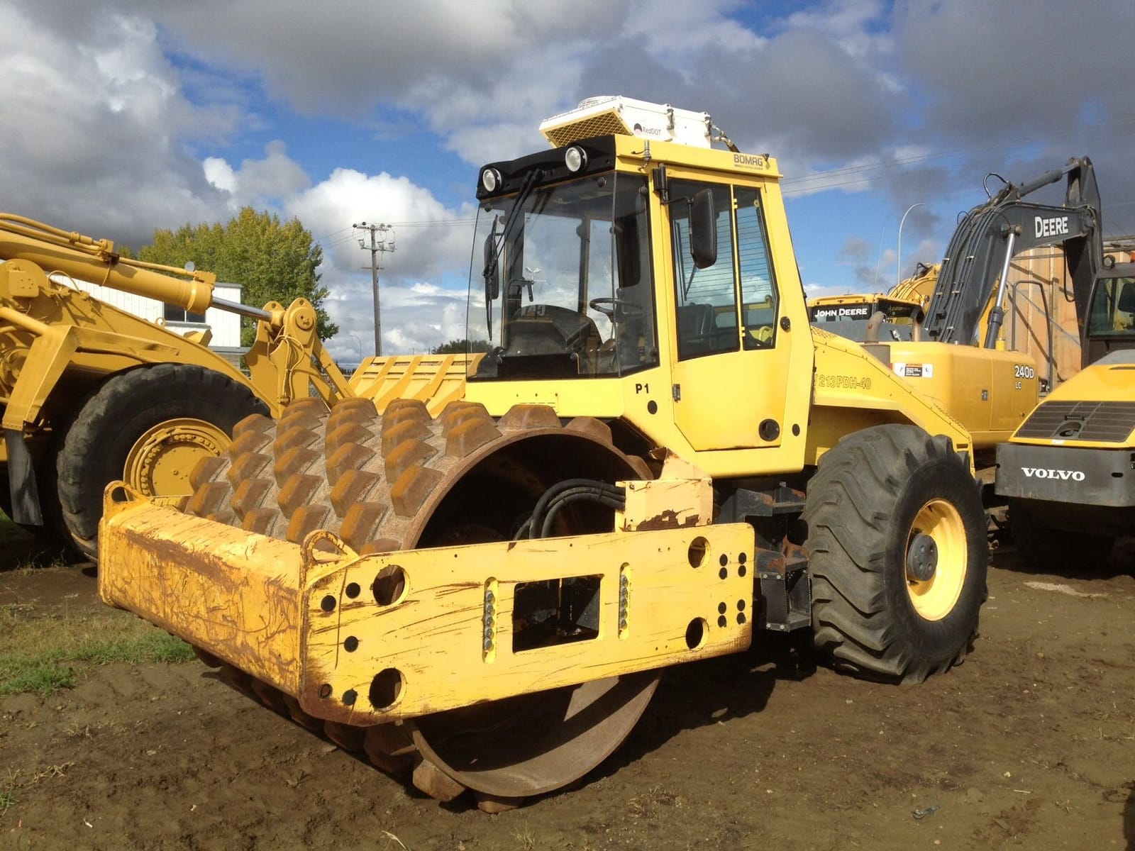 2008 Bomag BW213PDH-40 Vibratory Padfoot Compactor