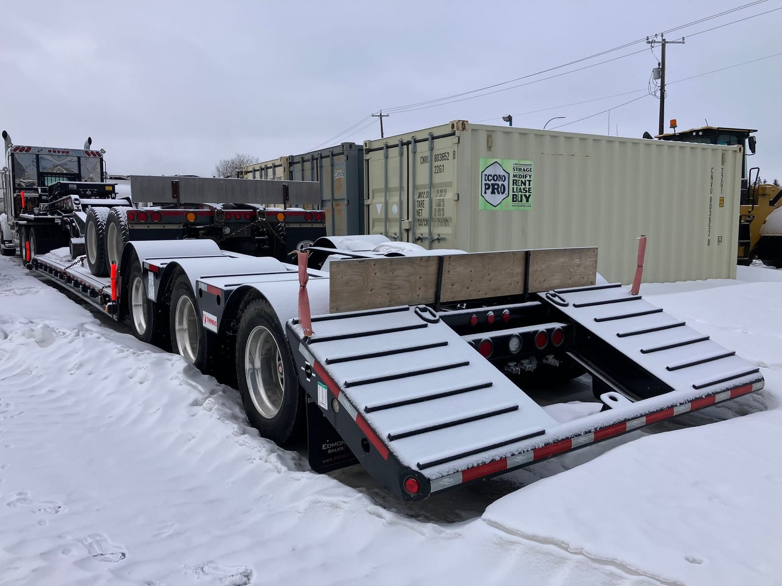 2023 Timmins 60 Ton Tri Axle 23’ Removal Neck Lowboy - UNUSED