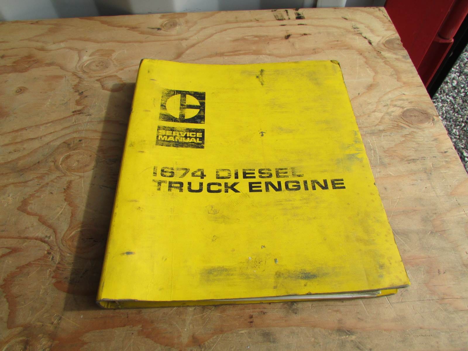 Caterpillar 1674 Diesel Truck Engine Service Manual