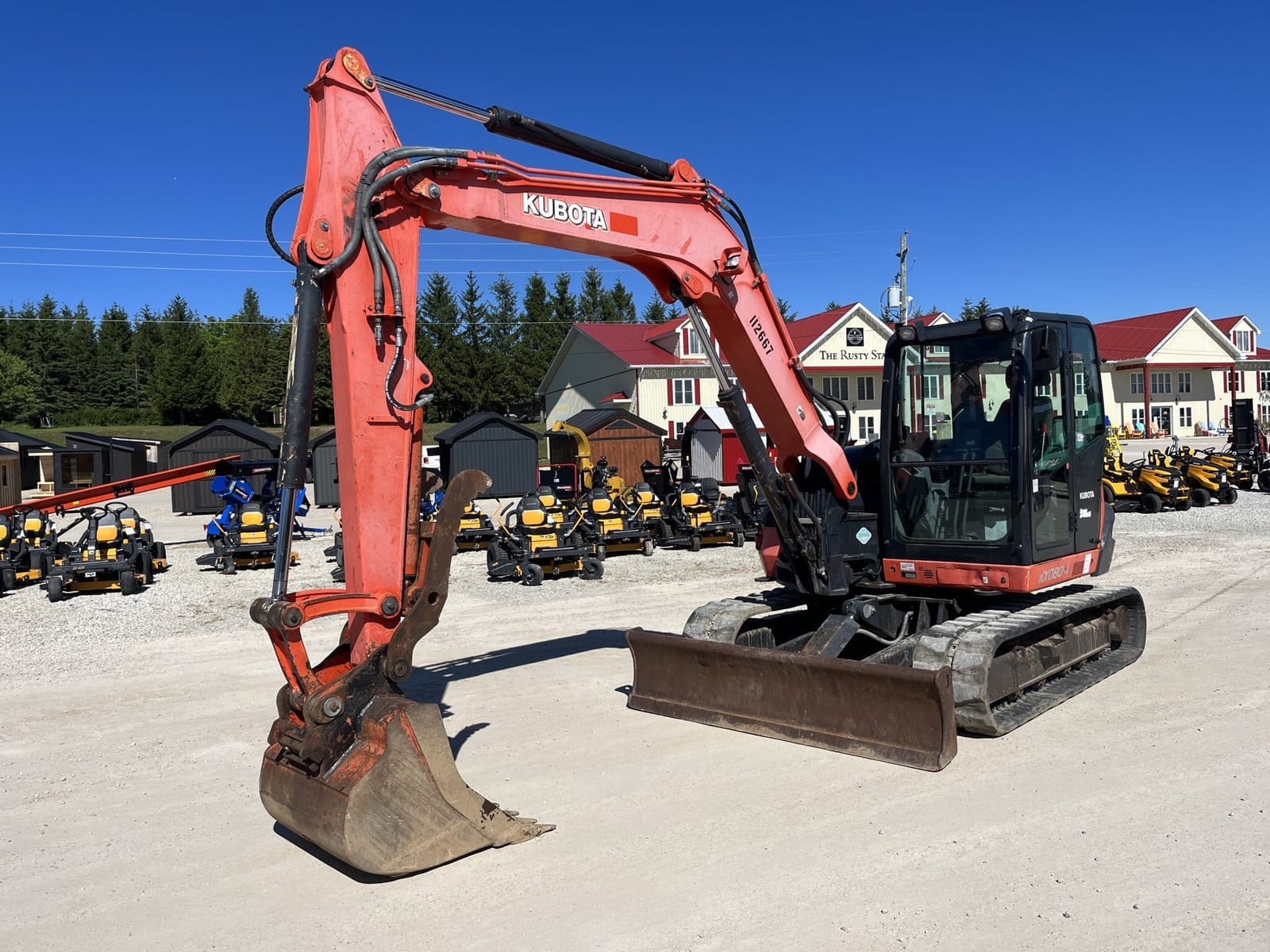 2017 KUBOTA KX080-4 Excavator