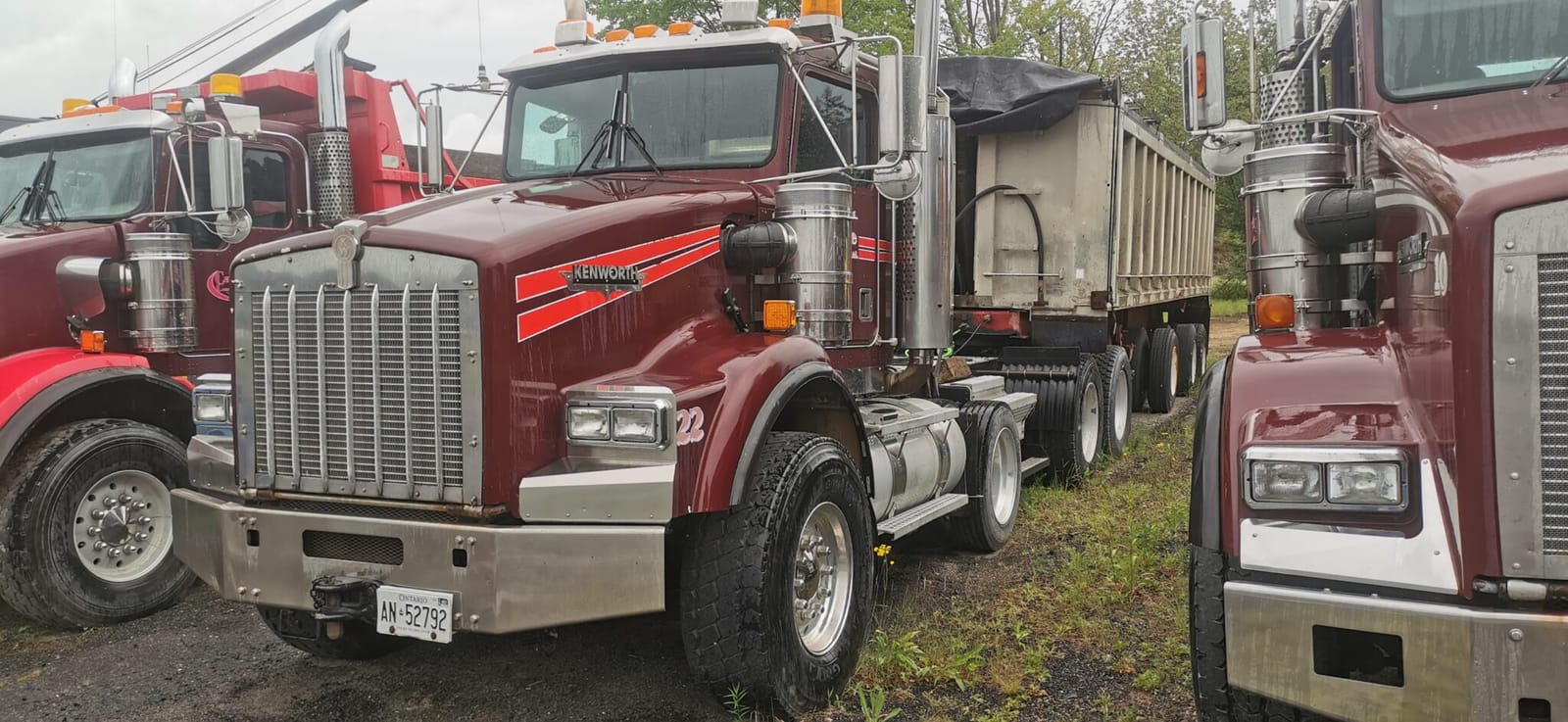 2000 Kenworth T800 Tri Axle Float Tractor