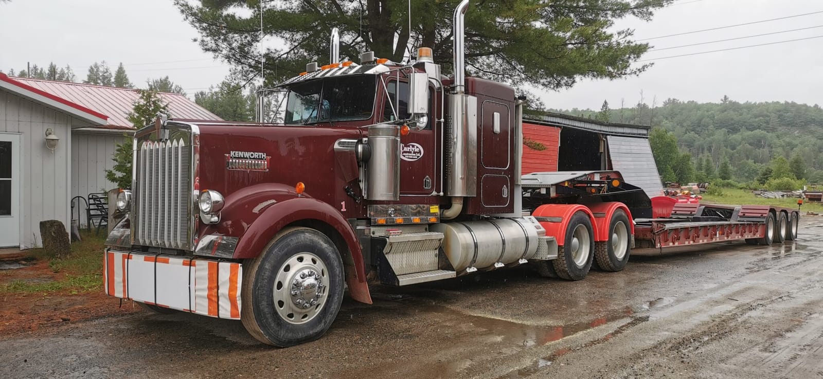 1994/2015 Kenworth W900L Etnyre 60 Ton Float Package