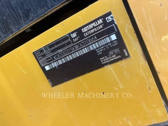 2024 Cat 315 CF
