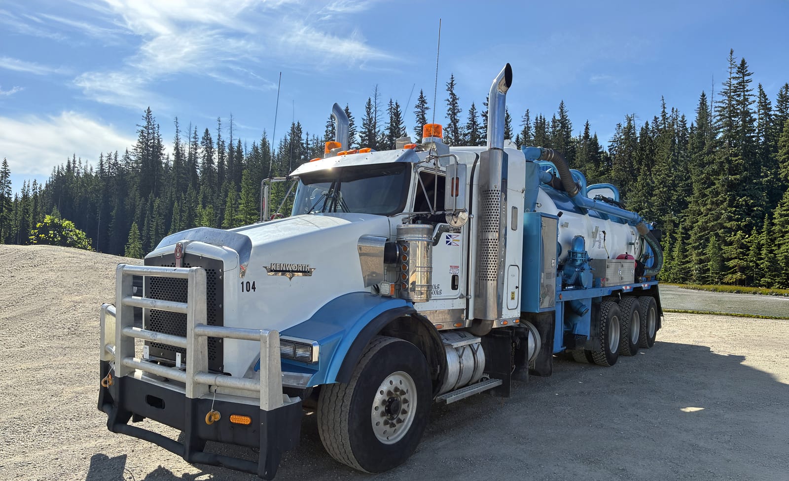2008 Kenworth T800 Combo Vacuum Truck