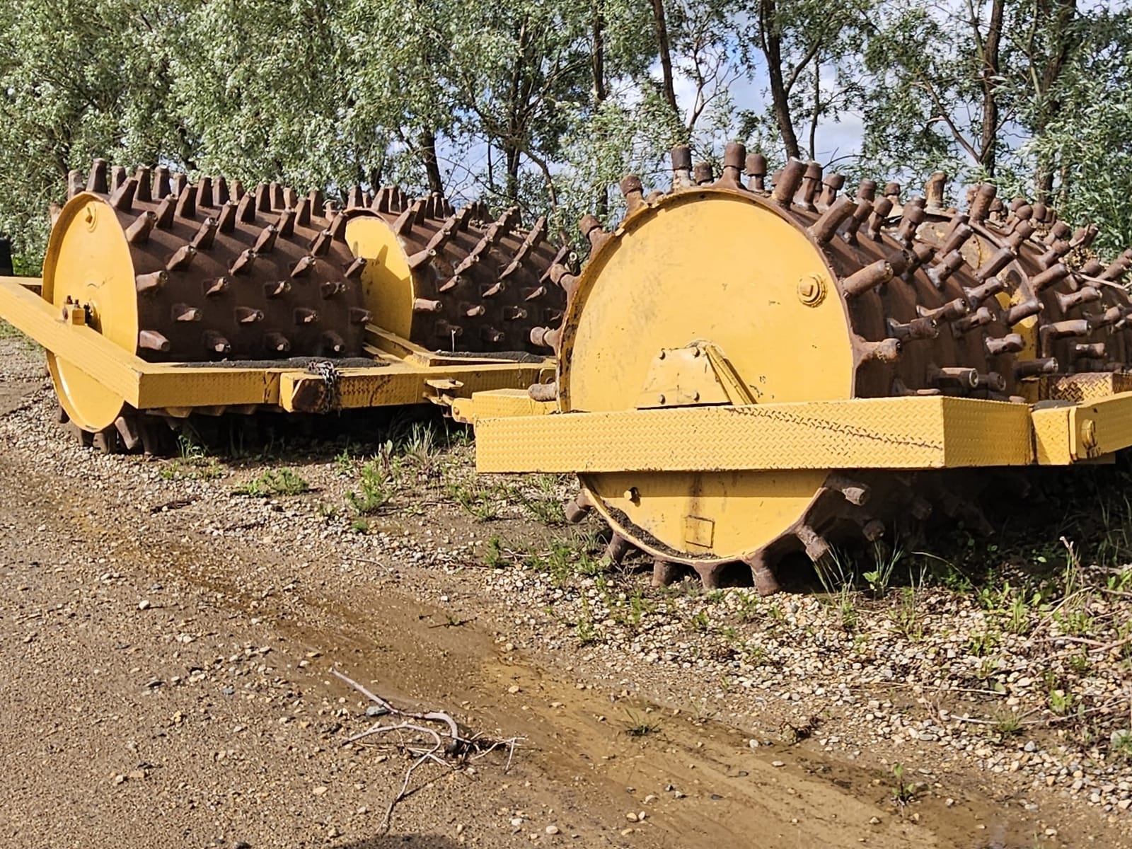 60x60 Side by Side Double Drum Sheepsfoot