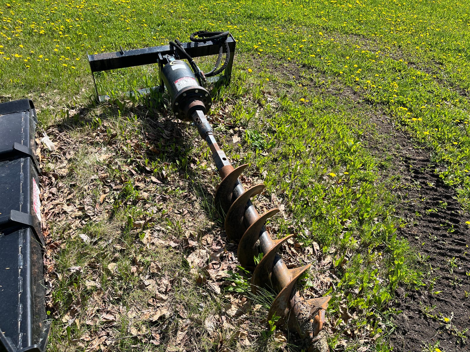 Skid Steer Post Hole Auger