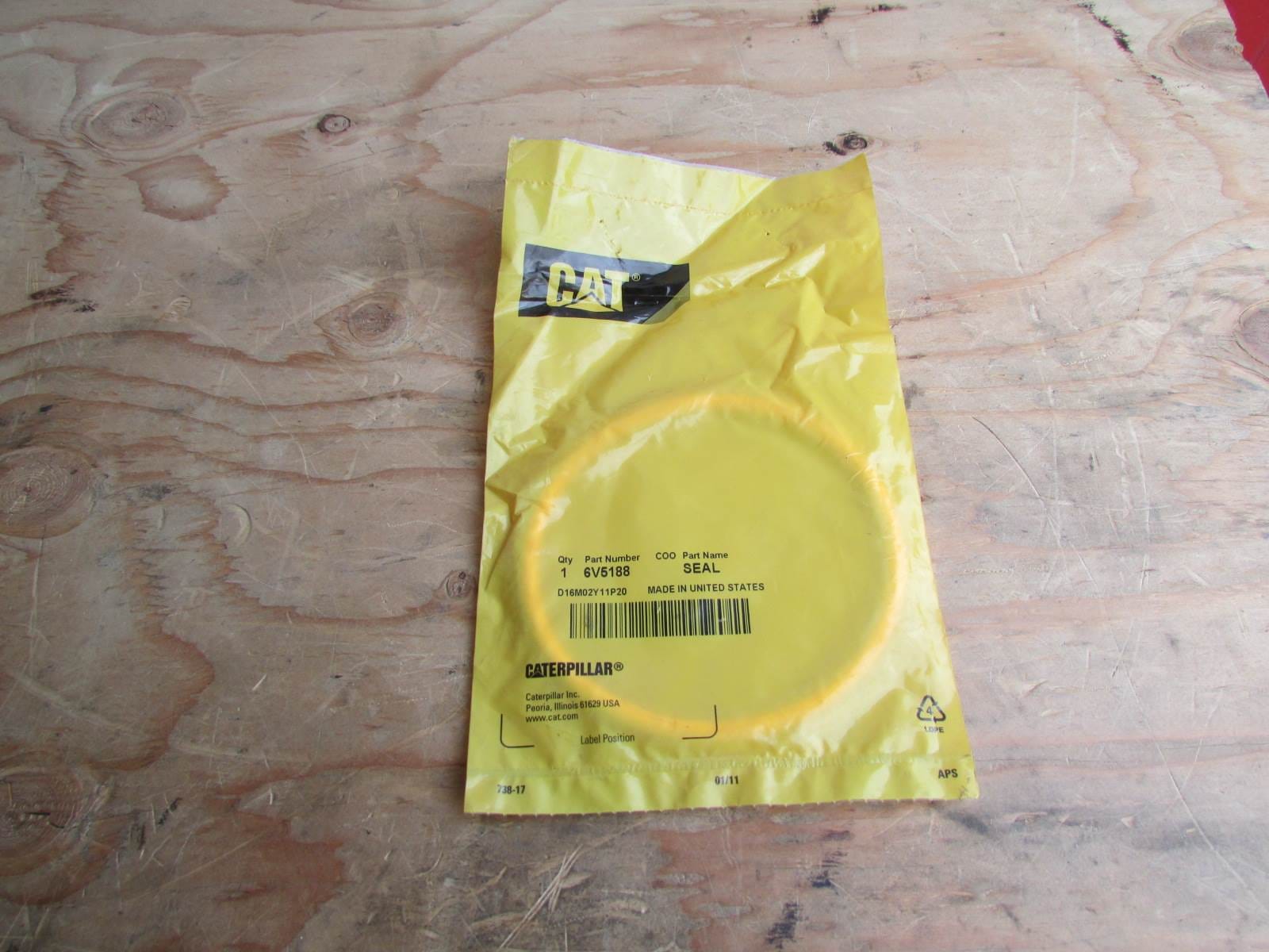 Caterpillar 6V5188 Seal