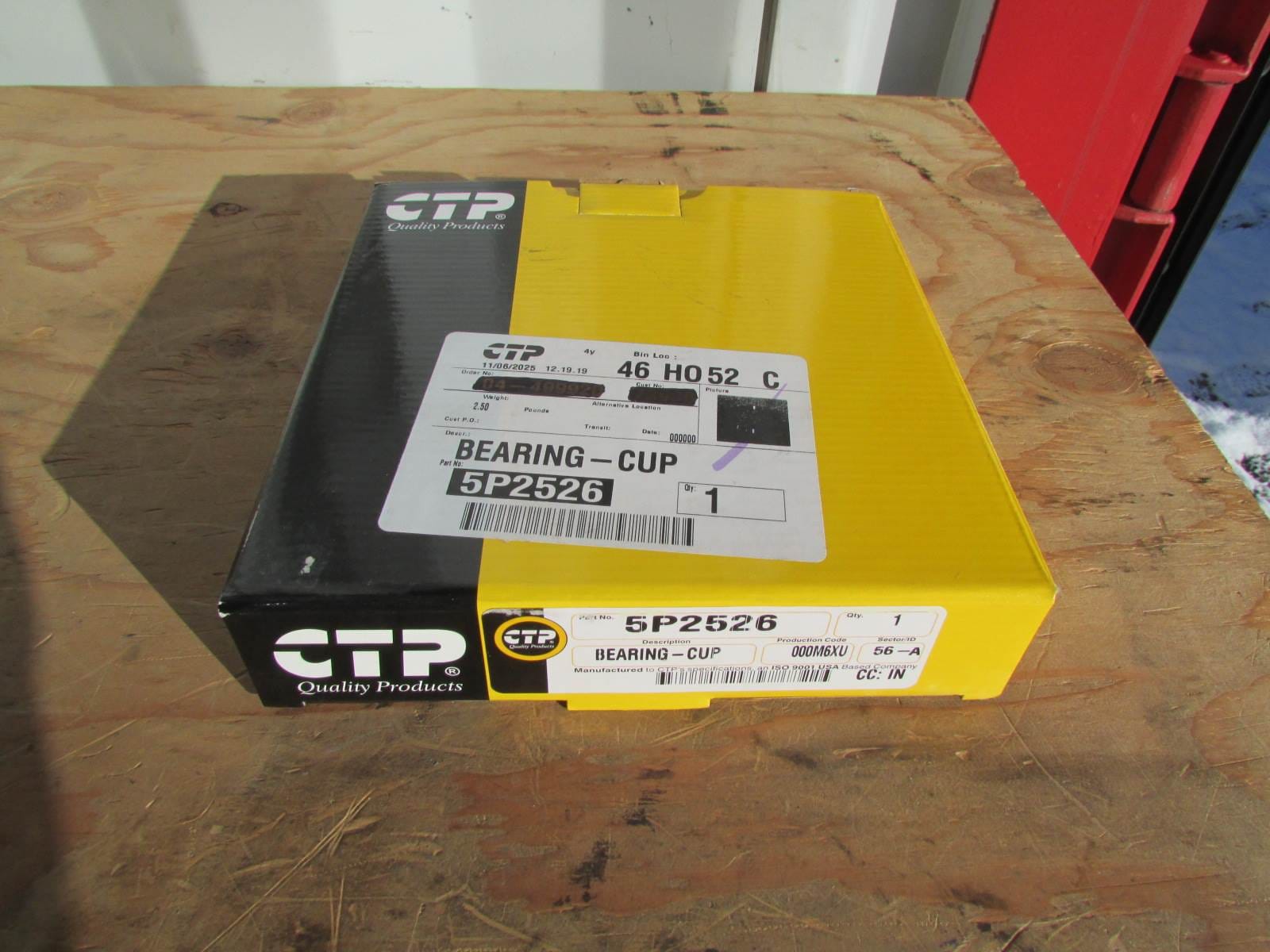 CTP 5P2526 Bearing Cup