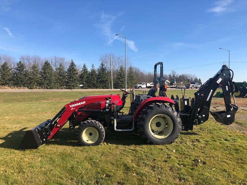 2022 YANMAR YT347 TRACTOR WITH LOADER AND BACKHOE